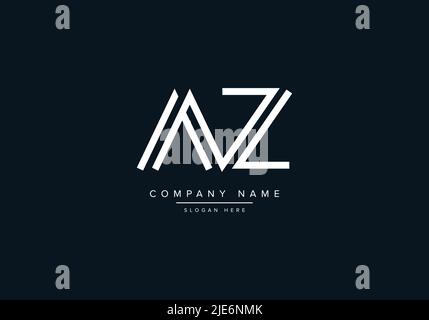 Alphabet Abstract Letter Icon Logo AZ Stock Vector