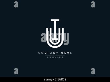 Alphabet Abstract Letter Icon Logo UI Stock Vector
