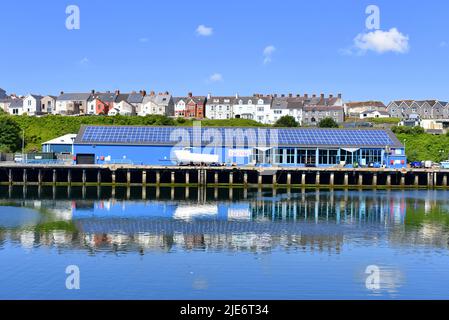 Milford Haven Harbour, Milford Haven, Pembrokeshire, Wales Stock Photo