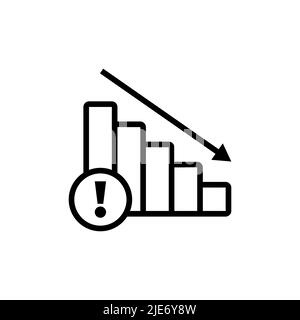 Risk Reduction icon. Line simple icon for templates, web design and ...