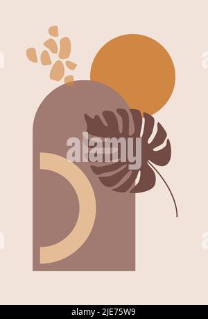 Abstract art background with watercolor vector spot elements. Stock Vector