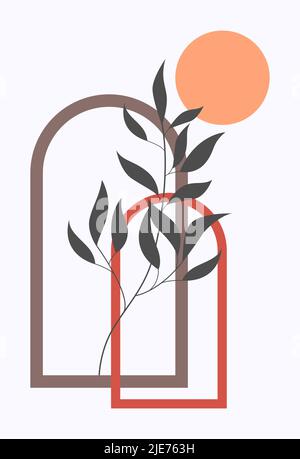 Vector illustration. Abstract design with doodles and various shapes. Stock Vector