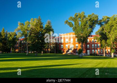 Western Colorado University Campus on a Sunny Day Stock Photo