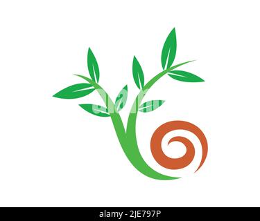 Plant and Lawncare Illustration visualized with Simple Touch Stock Vector