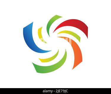 Simple and Creative Abstract Swirl Stock Vector