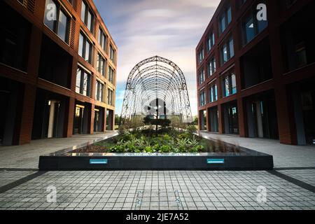 Portable Airship Hanger Stock Photo