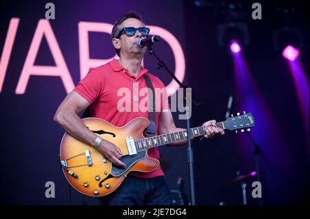 June 25, 2022, Leeds, South Yorkshire, U.K: Nick Heywood , Performing at Lets Rock Leeds 80s Festival , Uk ,  25.06.2022 (Credit Image: © Robin Burns/ZUMA Press Wire) Stock Photo