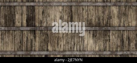 wood barrel template Stock Photo