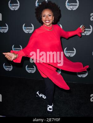 Beverly Hills, United States. 24th June, 2022. BEVERLY HILLS, LOS ANGELES, CALIFORNIA, USA - JUNE 24: American actress Jenifer Lewis arrives at the 2nd Annual Hollywood Unlocked Impact Awards held at the Beverly Hilton Hotel on June 24, 2022 in Beverly Hills, Los Angeles, California, United States. ( Credit: Image Press Agency/Alamy Live News Stock Photo
