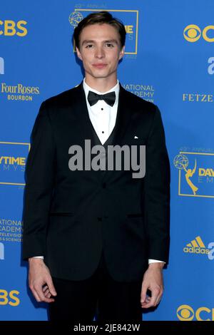 LOS ANGELES - JUN 24:  Nicholas Chavez at the 49th Daytime Emmys Awards at Pasadena Convention Center on June 24, 2022 in Pasadena, CA Stock Photo