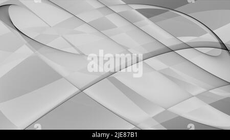 Background abstract 8K monochrome, black, white, gray ray, spiral, laser, fog, gradient Stock Photo