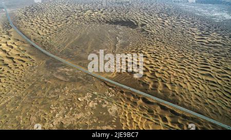 BAZHOU, CHINA - JUNE 26, 2022 - Aerial photo taken on June 26, 2022 ...