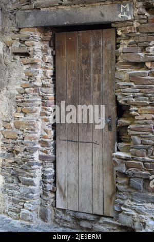 old wooden door Stock Photo