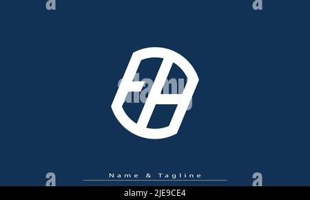 Alphabet letters Initials Monogram logo EB , BE Stock Vector