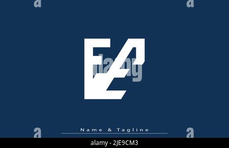 Alphabet letters Initials Monogram logo EE Stock Vector