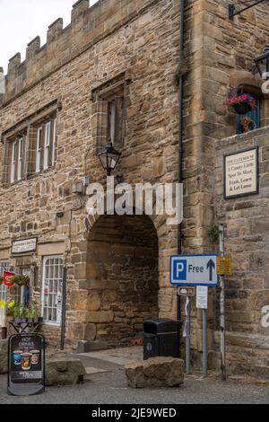 Blanchland Shop and Post Office at the centre of the village of Blanchland, Northumberland, UK. Stock Photo