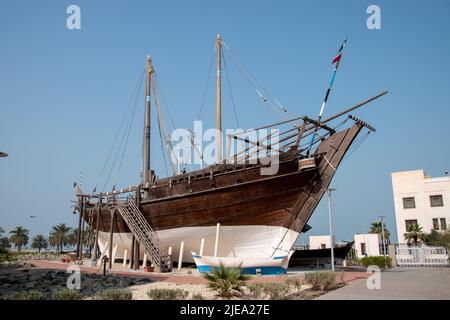 A traditional Kuwaiti fishing boat Stock Photo