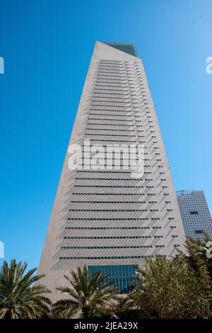 The Central Bank of Kuwait Tower located in Kuwait City Stock Photo