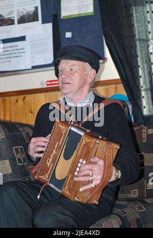Patsy Rodgers Portrait of Patsy Dan Rodgers (1944-2018), King of Tory Island from ...