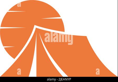 Camping icon logo design illustration template vector Stock Vector