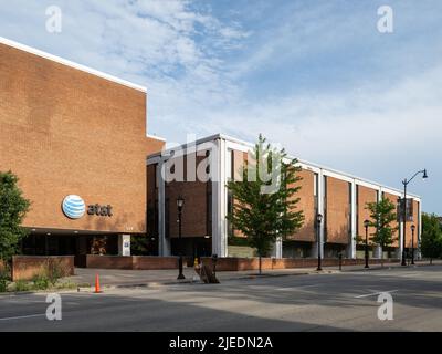 AT&T switching building Stock Photo