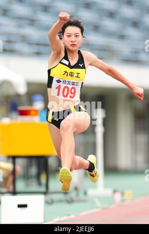 Tottori, Japan. 25th June, 2022. Ami Kodama Athletics : Fuse Sprint