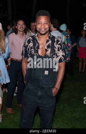 Cuba Gooding Jr attends MTRX and Anna Rothschild present Disclosure at a VIP party at the MTRX Metamansion in Sag Harbor, NY on June 25, 2022 (Photo by David Warren /Sipa? USA) Credit: Sipa USA/Alamy Live News Stock Photo