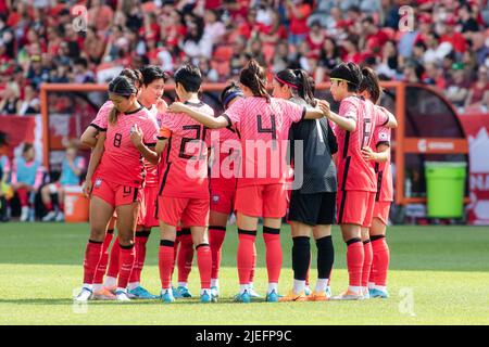 Toronto, Canada, June 26, 2022: Team Korea Republic during the International Friendly Match against Team Canada at BMO Field in Toronto, Canada. Canada and Korea draw 0-0. Credit: Phamai Techaphan/Alamy Live News Stock Photo