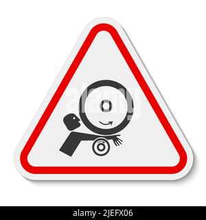 Arm in Rollers Symbol Sign Isolate On White Background,Vector Illustration EPS.10 Stock Vector