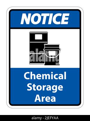 Chemical Storage Symbol Sign Isolate on White Background Stock Vector