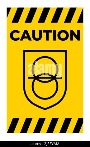 Safety Isolating Transformer Symbol Sign Isolate On White Background,Vector Illustration EPS.10 Stock Vector