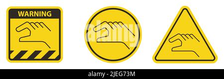 Manual Control Symbol Sign On White Background Stock Vector