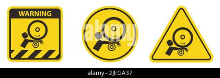 Arm in Rollers Symbol Sign Isolate On White Background,Vector Illustration EPS.10 Stock Vector