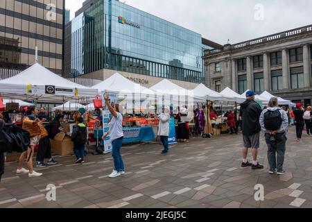 Pinoy heritage cultural festival 2022 in downtown Vancouver, BC Canada