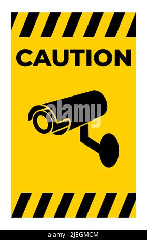 CCTV Security Camera Symbol Sign, Vector Illustration, Isolate On White Background Label .EPS10 Stock Vector