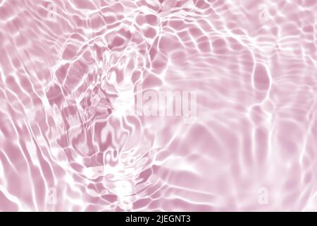 pink water wave, pure natural swirl pattern texture background, abstract summer photography Stock Photo