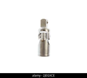 Hexagon socket wrench isolated on white background. Mechanical work tool for tighten, design element. Stock Photo