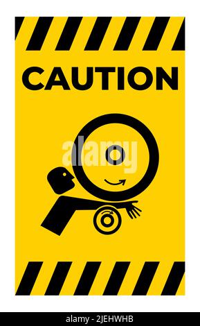 Arm in Rollers Symbol Sign Isolate On White Background,Vector Illustration EPS.10 Stock Vector