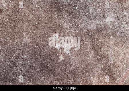 Brown cement wall, abstract vintage background. Concrete grunge texture, stucco. Beton surface. Blank space. Design backdrop. Natural weathered paper. Stock Photo