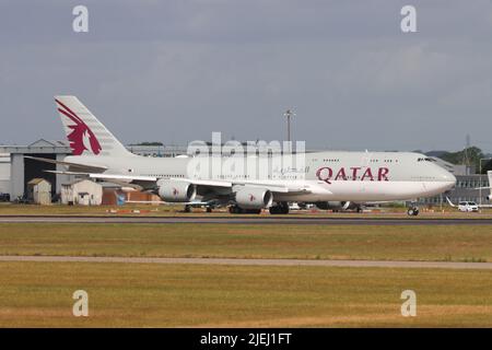 航空機・ヘリコプター QATAR AMIRI FLIGHT B747-800 FIRST OFFICIAL VISIT! Qatar Amiri One 747-8 BBJ (A332 and