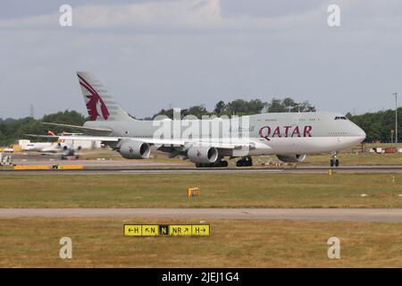 A7-HHF, Qatar Airways Amiri Flight Boeing B747-800