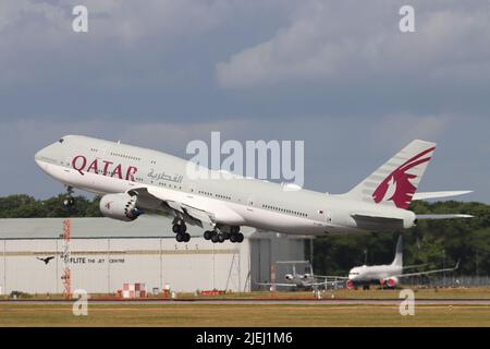 A7-HHF, Qatar Airways Amiri Flight Boeing B747-800