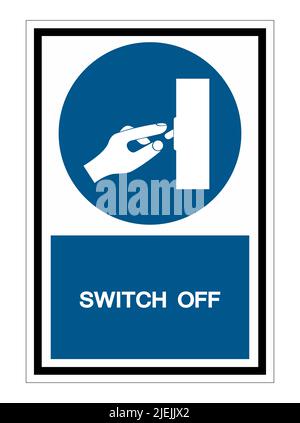 PPE Icon.Switch Off Symbol Sign Isolate On White Background,Vector Illustration EPS.10 Stock Vector