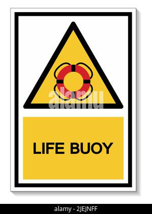 Life Buoy Symbol Sign Isolate on White Background,Vector Illustration EPS.10 Stock Vector