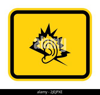 Noise Symbol Sign Isolate On White Background,Vector Illustration Stock Vector