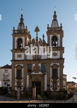 Igreja de Sao Pedro church of baroque style in Vila Real Stock Photo