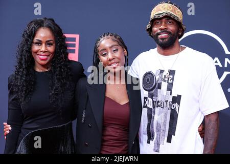 LOS ANGELES, CALIFORNIA, USA - JUNE 26: Kyrie Irving arrives at the BET Awards 2022 held at Microsoft Theater at L.A. Live on June 26, 2022 in Los Angeles, California, United States. (Photo by Xavier Collin/Image Press Agency) Credit: Image Press Agency/Alamy Live News