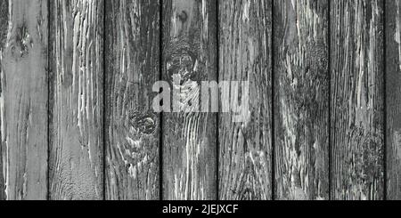 Dark wooden parquet, panoramic view, monochrome background Stock Photo