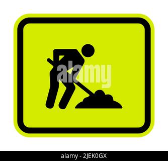 Under Construction Symbol Sign Isolate On White Background,Vector Illustration EPS.10 Stock Vector