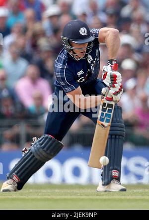 File photo dated 10-06-2018 of Scotland's Richie Berrington, who feels 'incredibly honoured and privileged' after being named as Scotland's new captain ahead of next month's home Tri Series involving Namibia and Nepal. Issue date: Monday June 27, 2022. Stock Photo